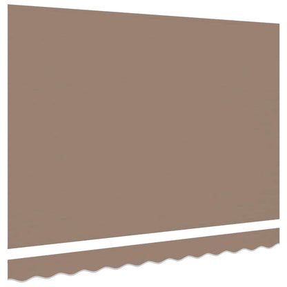 vidaXL Awning Replacement Fabric Taupe 329 x 245 cm Polyester