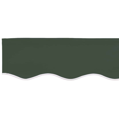 vidaXL Awning Replacement Fabric Dark Green 4.5 x 3 m Polyester