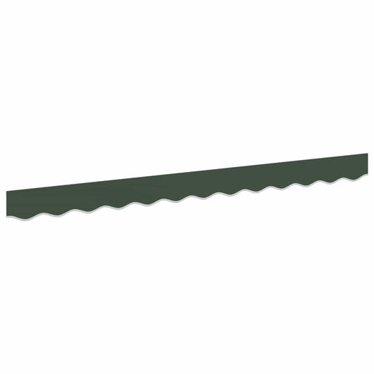 vidaXL Awning Valance Replacement Dark Green 236 x 20 cm Polyester