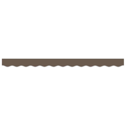vidaXL Awning Valance Replacement Taupe 3 m Polyester