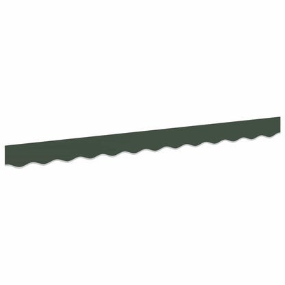 vidaXL Awning Valance Replacement Dark Green 3.5 m Polyester