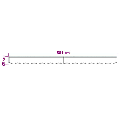 vidaXL Awning Valance Replacement Polyester
