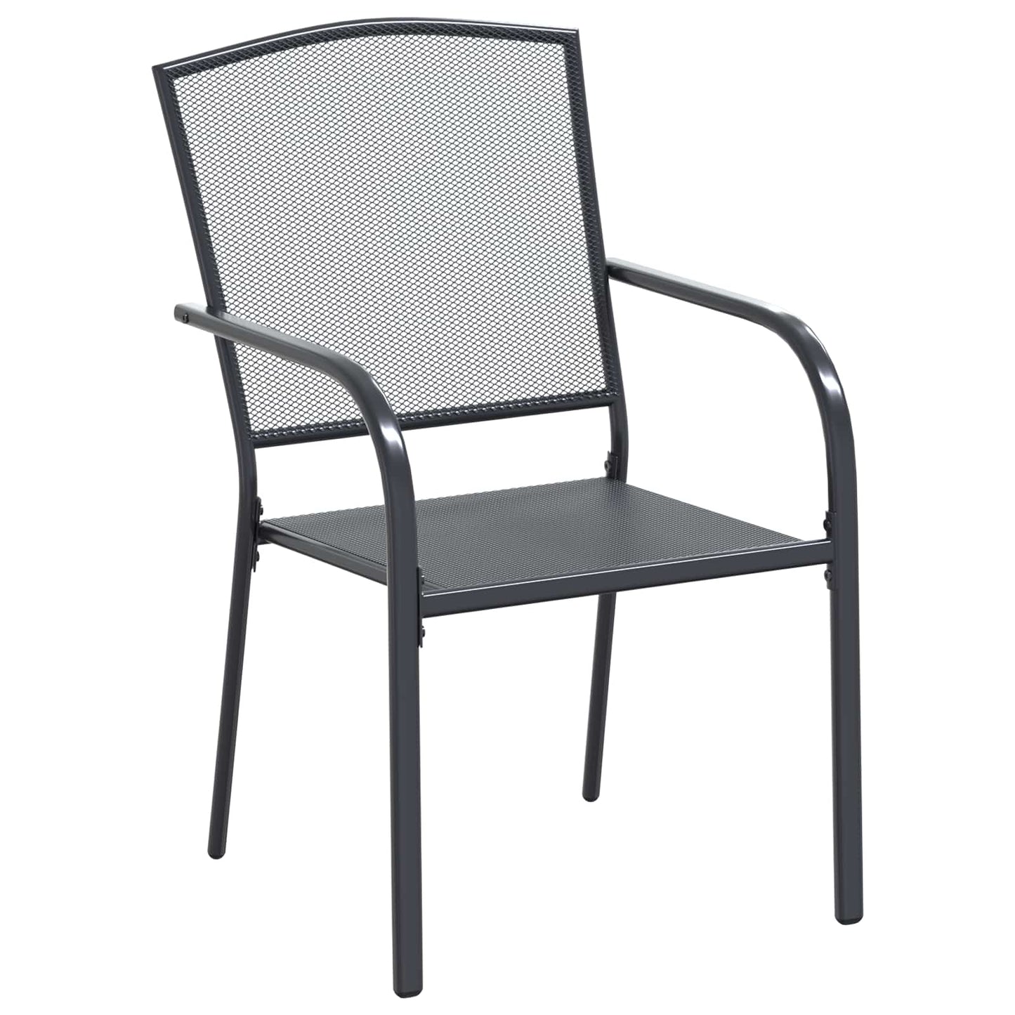 vidaXL Garden Dining Set 9 pcs Anthracite 212 x 90 x 76 cm