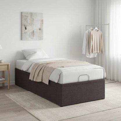 vidaXL Electric Adjustable Bed Frame Brown 200 x 100 x 33.5 cm Steel