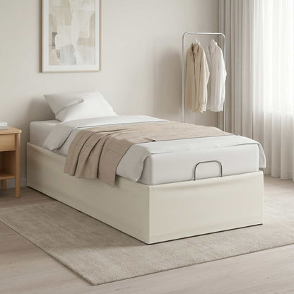 vidaXL Electric Adjustable Bed Frame White 200 x 100 x 33.5 cm Steel