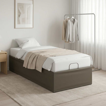 vidaXL Electric Adjustable Bed Frame Grey 200 x 90 x 33.5 cm Steel