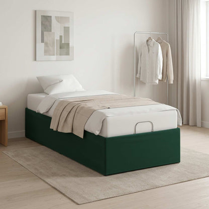 vidaXL Electric Adjustable Bed Frame Forest Green 200 x 90 x 33.5 cm