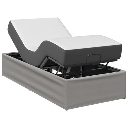 vidaXL Electric Adjustable Bed Frame Light Grey 200 x 80 x 33.5 cm