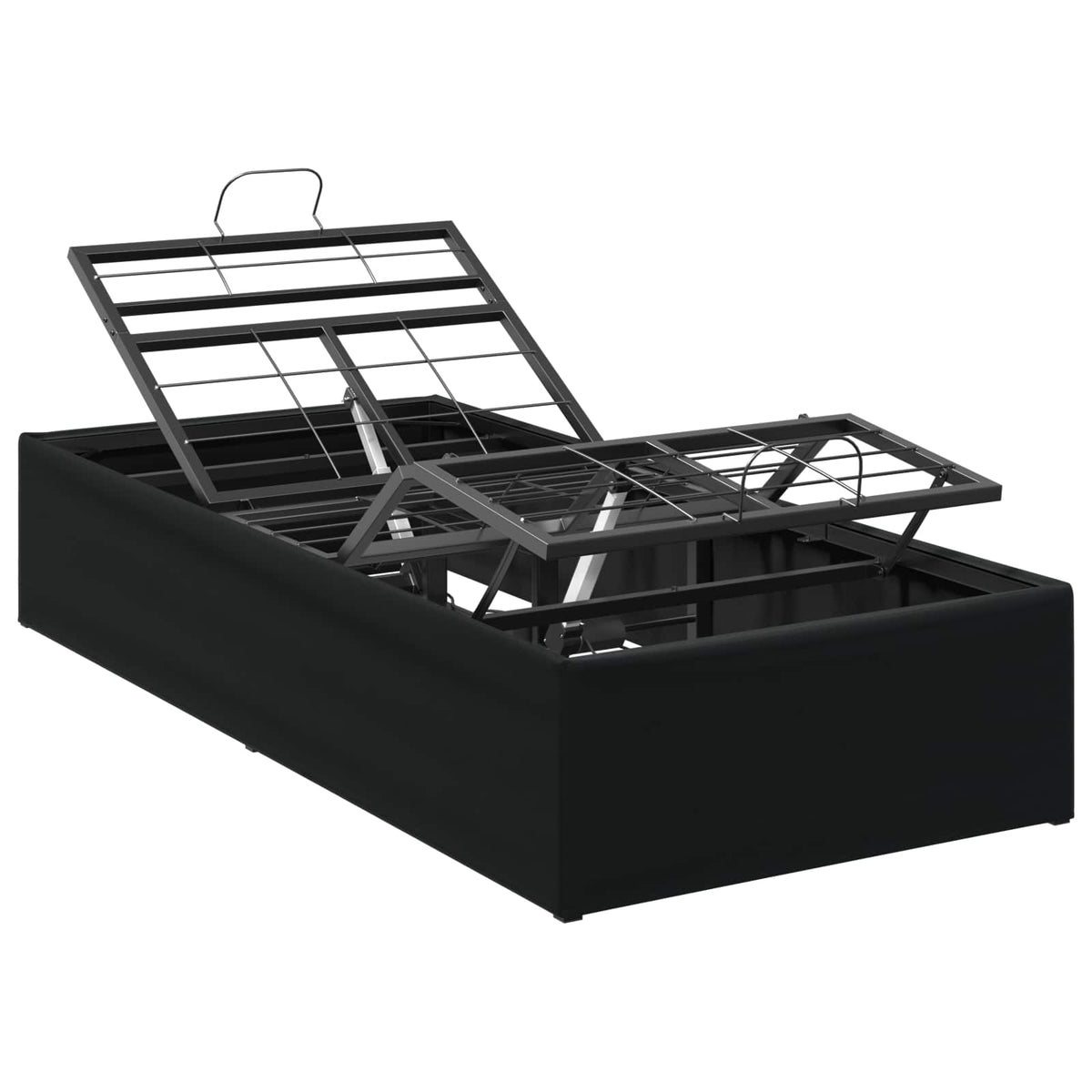 vidaXL Electric Adjustable Bed Frame Black 200 x 80 x 33.5 cm Steel