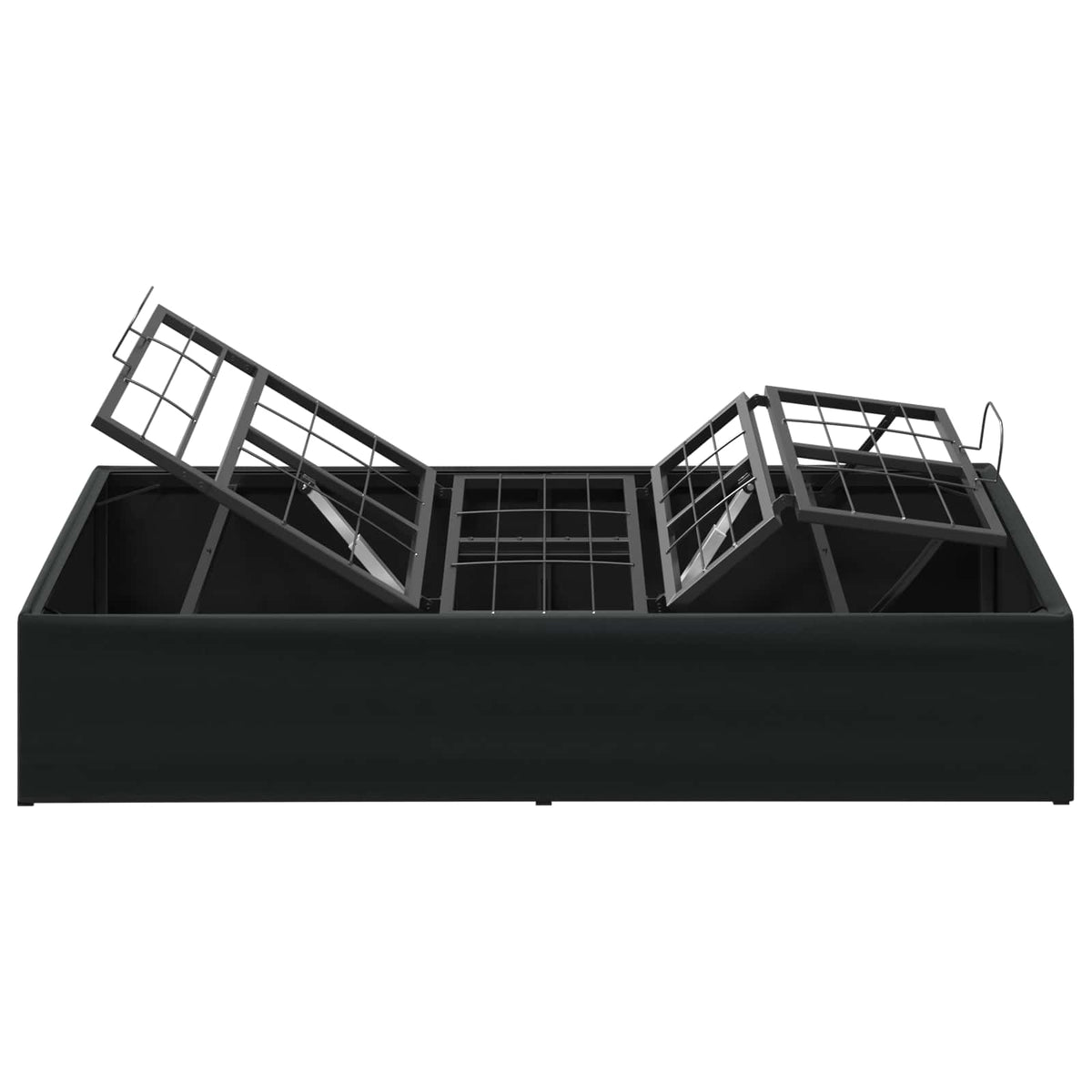 vidaXL Electric Adjustable Bed Frame Black 200 x 80 x 33.5 cm Steel