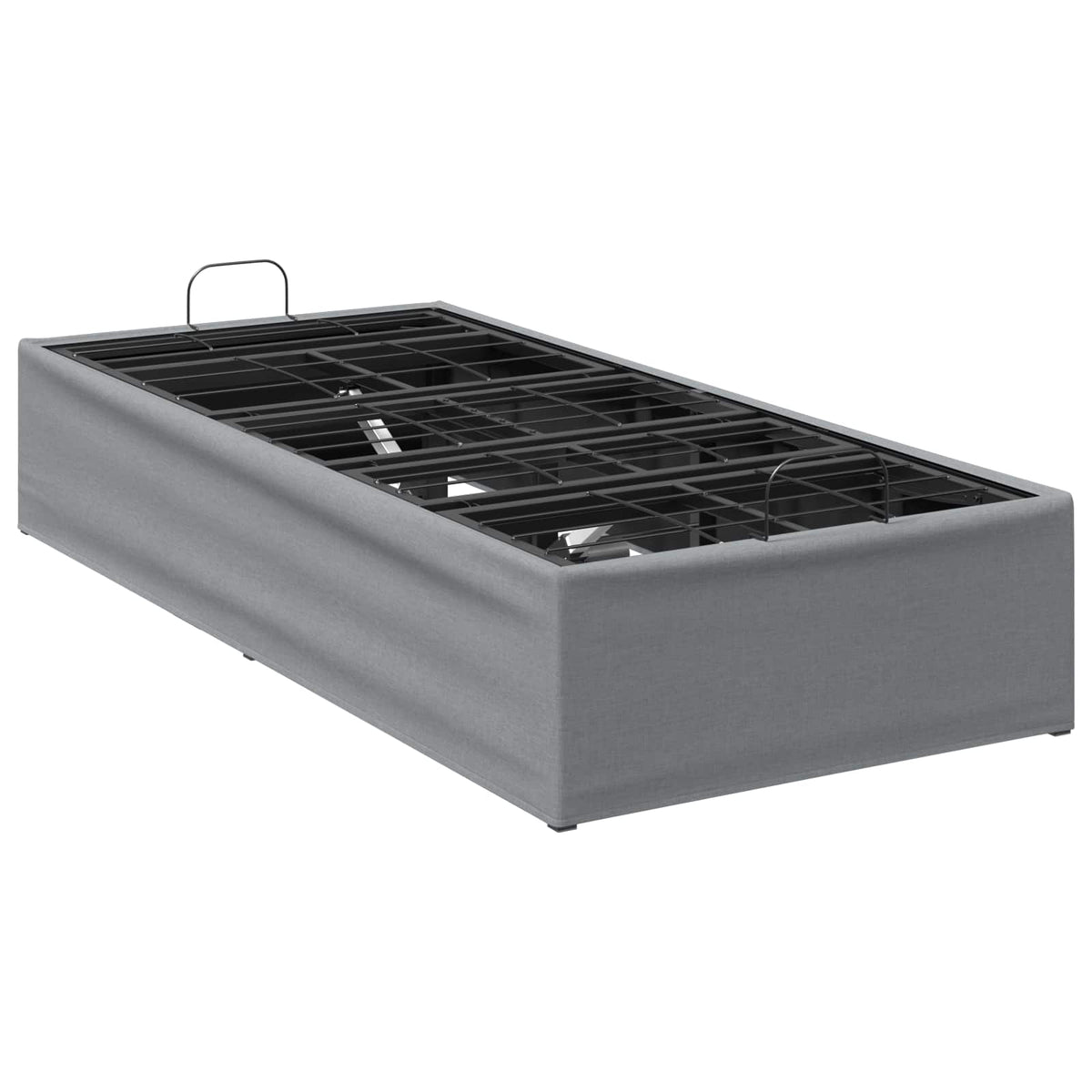 vidaXL Electric Adjustable Bed Frame Light Grey 200 x 90 x 33.5 cm