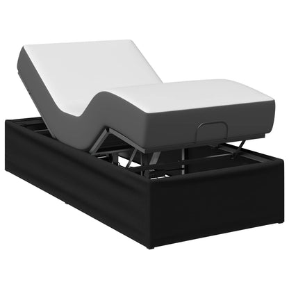 vidaXL Electric Adjustable Bed Frame Black 200 x 90 x 33.5 cm Steel