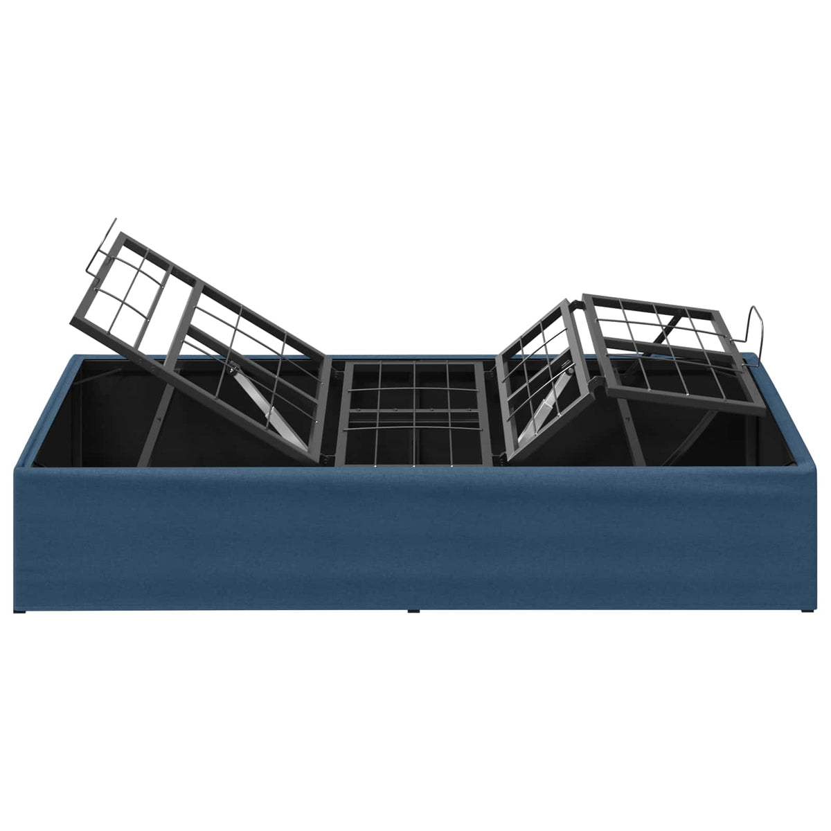 vidaXL Electric Adjustable Bed Frame Blue 200 x 90 x 33.5 cm Steel