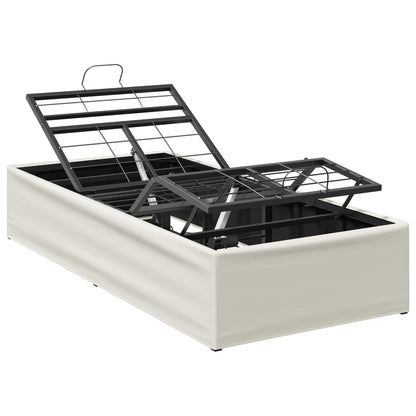 vidaXL Electric Adjustable Bed Frame White 200 x 90 x 33.5 cm Steel