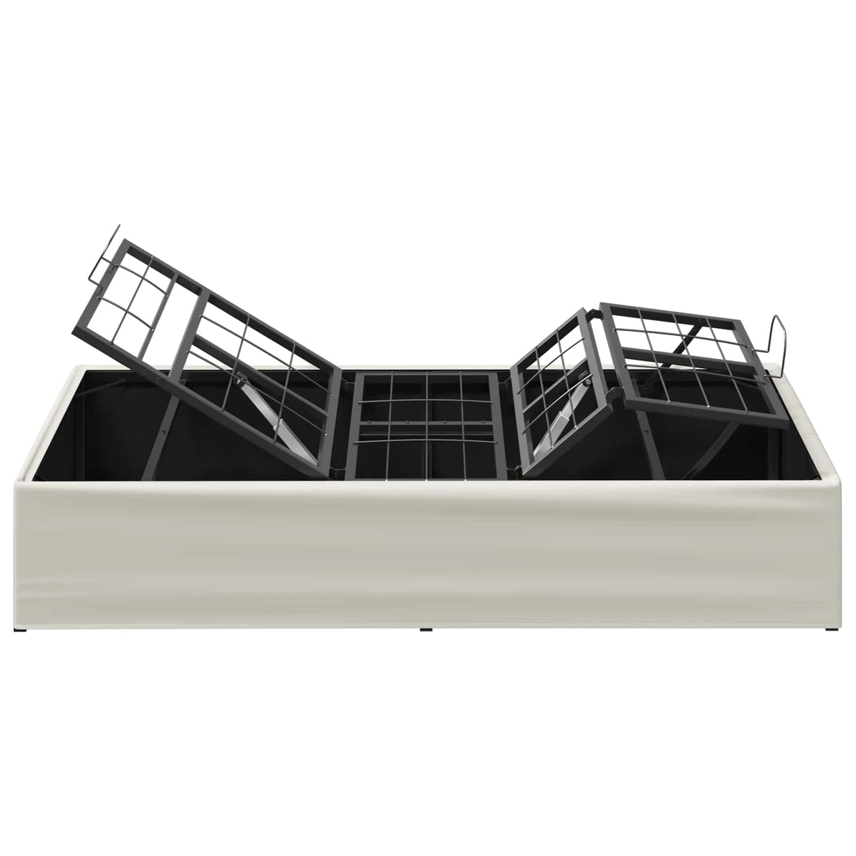 vidaXL Electric Adjustable Bed Frame White 200 x 90 x 33.5 cm Steel