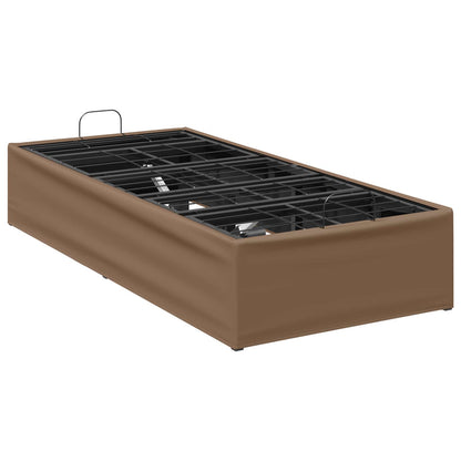 vidaXL Electric Adjustable Bed Frame Tan 200 x 90 x 33.5 cm Steel