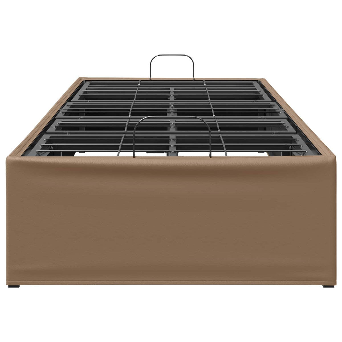 vidaXL Electric Adjustable Bed Frame Tan 200 x 90 x 33.5 cm Steel