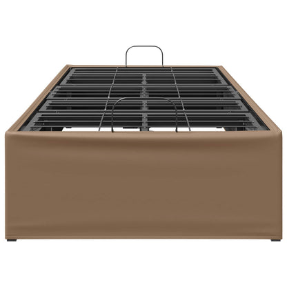 vidaXL Electric Adjustable Bed Frame Tan 200 x 90 x 33.5 cm Steel