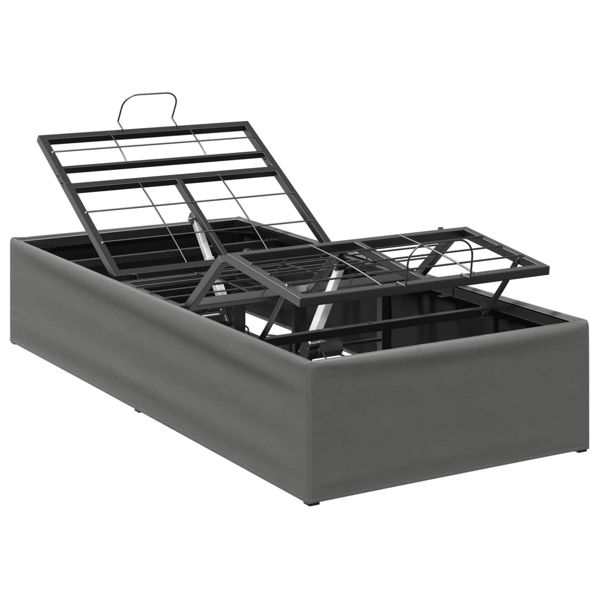 vidaXL Electric Adjustable Bed Frame Dark Grey 200 x 90 x 33.5 cm