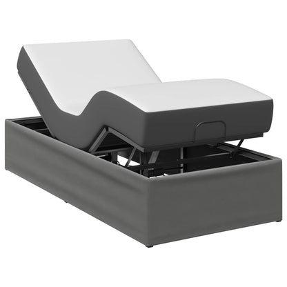 vidaXL Electric Adjustable Bed Frame Dark Grey 200 x 90 x 33.5 cm