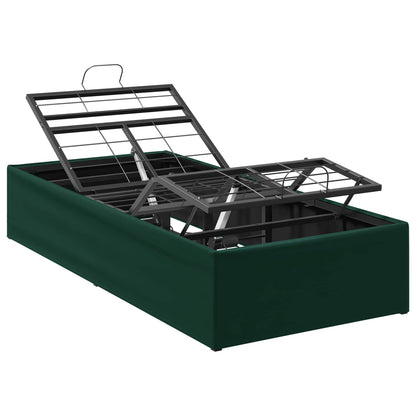 vidaXL Electric Adjustable Bed Frame Forest Green 200 x 90 x 33.5 cm
