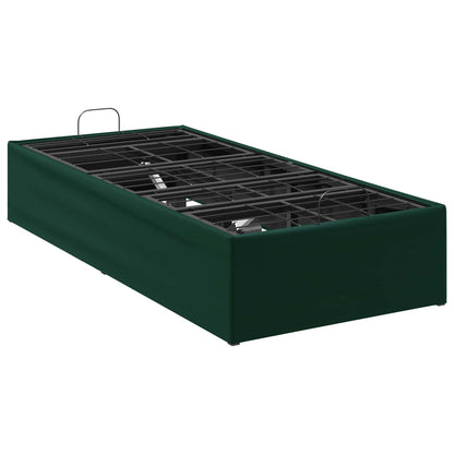 vidaXL Electric Adjustable Bed Frame Forest Green 200 x 90 x 33.5 cm