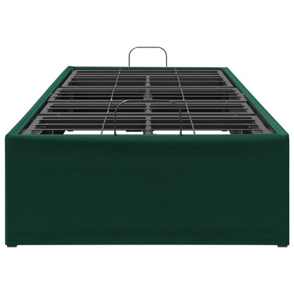 vidaXL Electric Adjustable Bed Frame Forest Green 200 x 90 x 33.5 cm