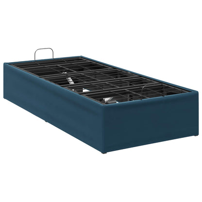 vidaXL Electric Adjustable Bed Frame Blue 200 x 90 x 33.5 cm Steel