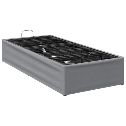 vidaXL Electric Adjustable Bed Frame Light Grey 200 x 100 x 33.5 cm