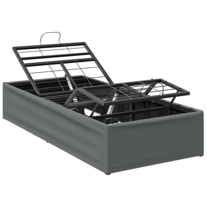 vidaXL Electric Adjustable Bed Frame Dark Grey 200 x 100 x 33.5 cm
