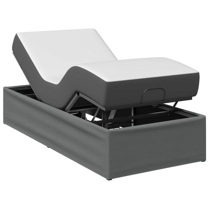 vidaXL Electric Adjustable Bed Frame Dark Grey 200 x 100 x 33.5 cm