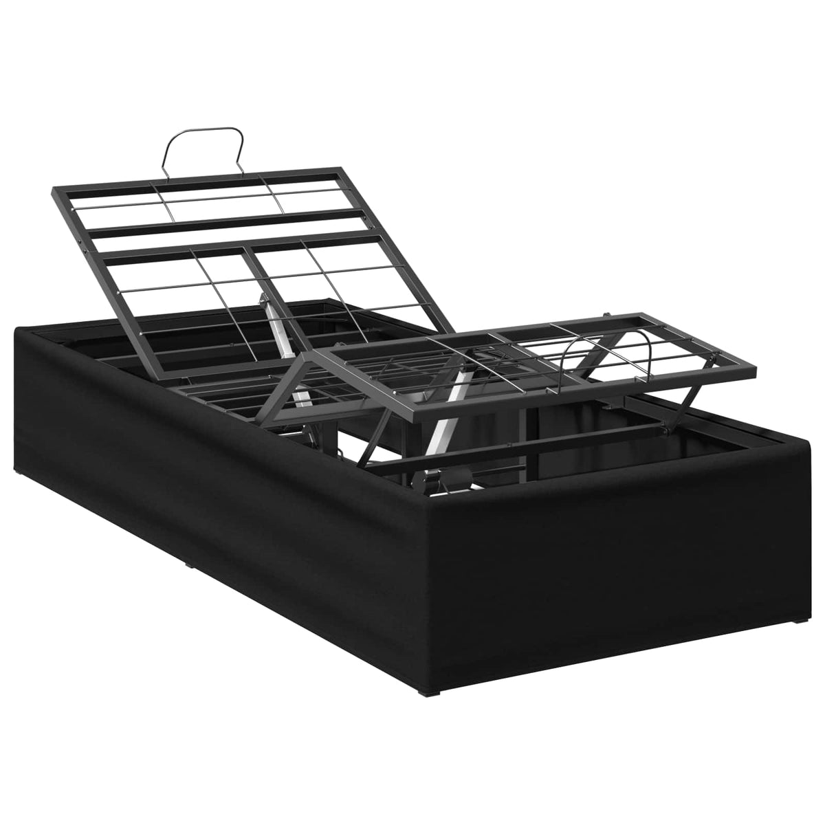 vidaXL Electric Adjustable Bed Frame Black 200 x 100 x 33.5 cm Steel