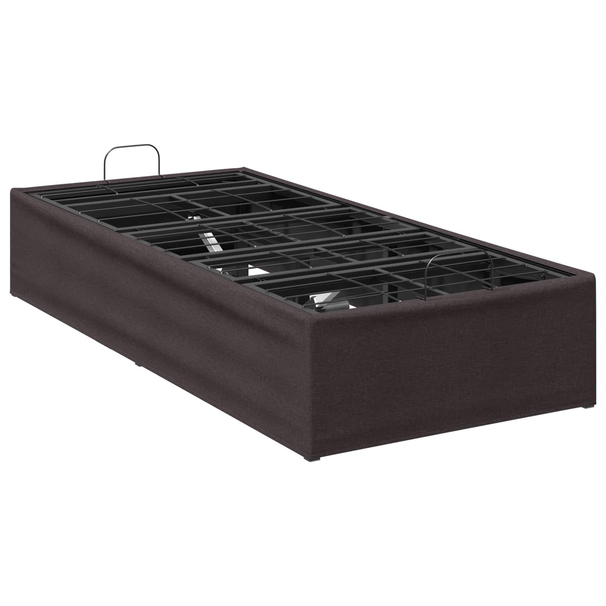 vidaXL Electric Adjustable Bed Frame Brown 200 x 100 x 33.5 cm Steel