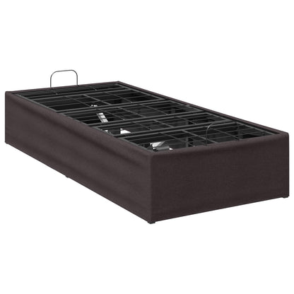 vidaXL Electric Adjustable Bed Frame Brown 200 x 100 x 33.5 cm Steel