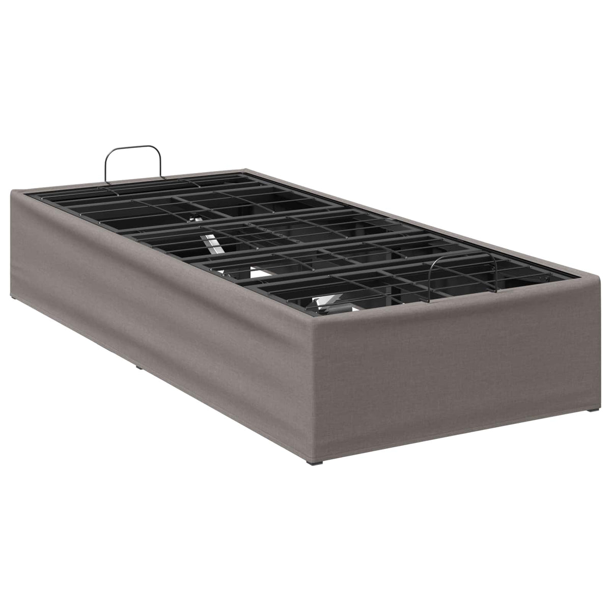 vidaXL Electric Adjustable Bed Frame Taupe 200 x 100 x 33.5 cm Steel