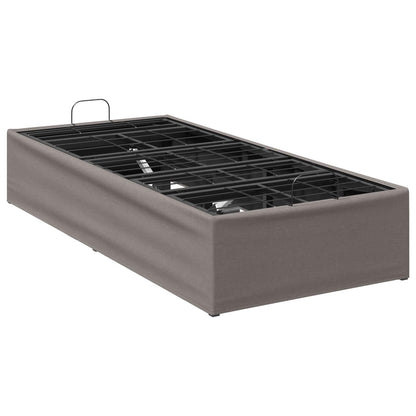 vidaXL Electric Adjustable Bed Frame Taupe 200 x 100 x 33.5 cm Steel