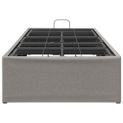 vidaXL Electric Adjustable Bed Frame Taupe 200 x 100 x 33.5 cm Steel