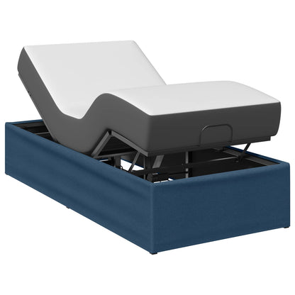 vidaXL Electric Adjustable Bed Frame Blue 200 x 100 x 33.5 cm Steel