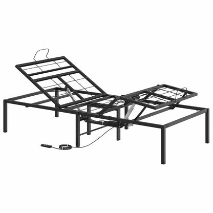 vidaXL Electric Adjustable Bed Frame Black 200 x 70 x 33.5 cm Steel