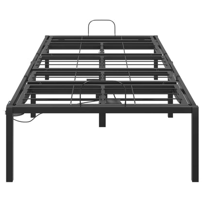 vidaXL Electric Adjustable Bed Frame Black 200 x 70 x 33.5 cm Steel