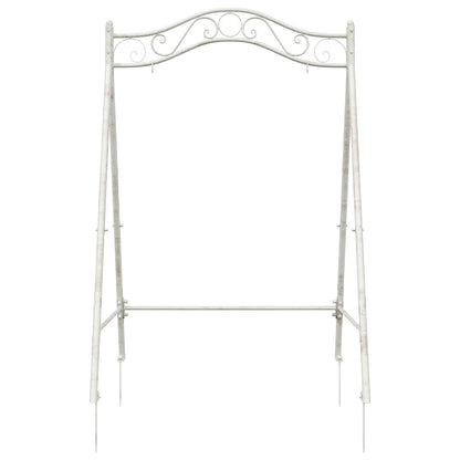 vidaXL Swing Frame Antique White 113 x 121.5 x 168 cm Steel