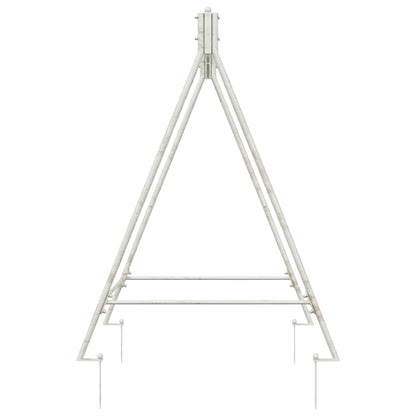 vidaXL Swing Frame Antique White 113 x 121.5 x 168 cm Steel