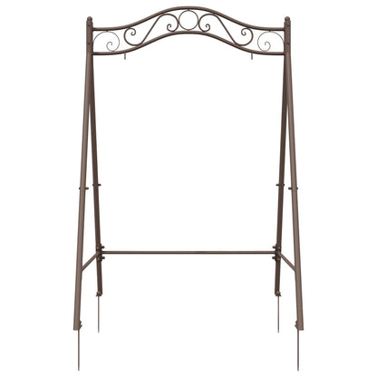 vidaXL Swing Frame Antique Brown 113 x 121.5 x 168 cm Steel
