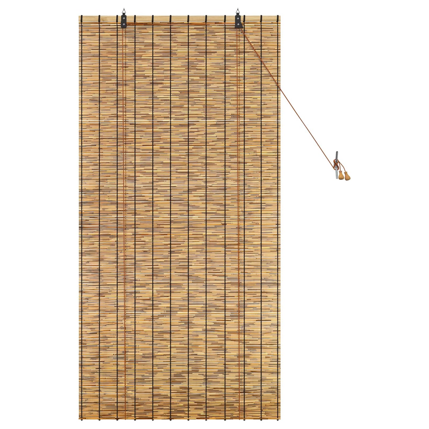 vidaXL Roller Blind Brown 80 x 160 cm Reed