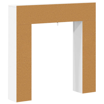 vidaXL Fireplace Surround White 102 x 18 x 100.5 cm Engineered Wood