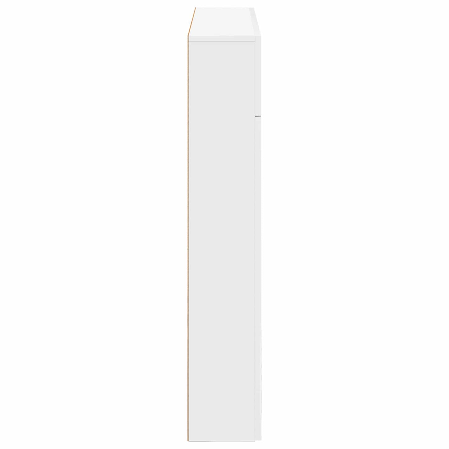 vidaXL Fireplace Surround White 102 x 18 x 100.5 cm Engineered Wood