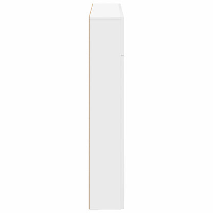 vidaXL Fireplace Surround White 102 x 18 x 100.5 cm Engineered Wood