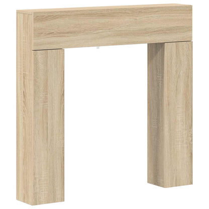 vidaXL Fireplace Surround Sonoma 102 x 18 x 100.5 cm Engineered Wood