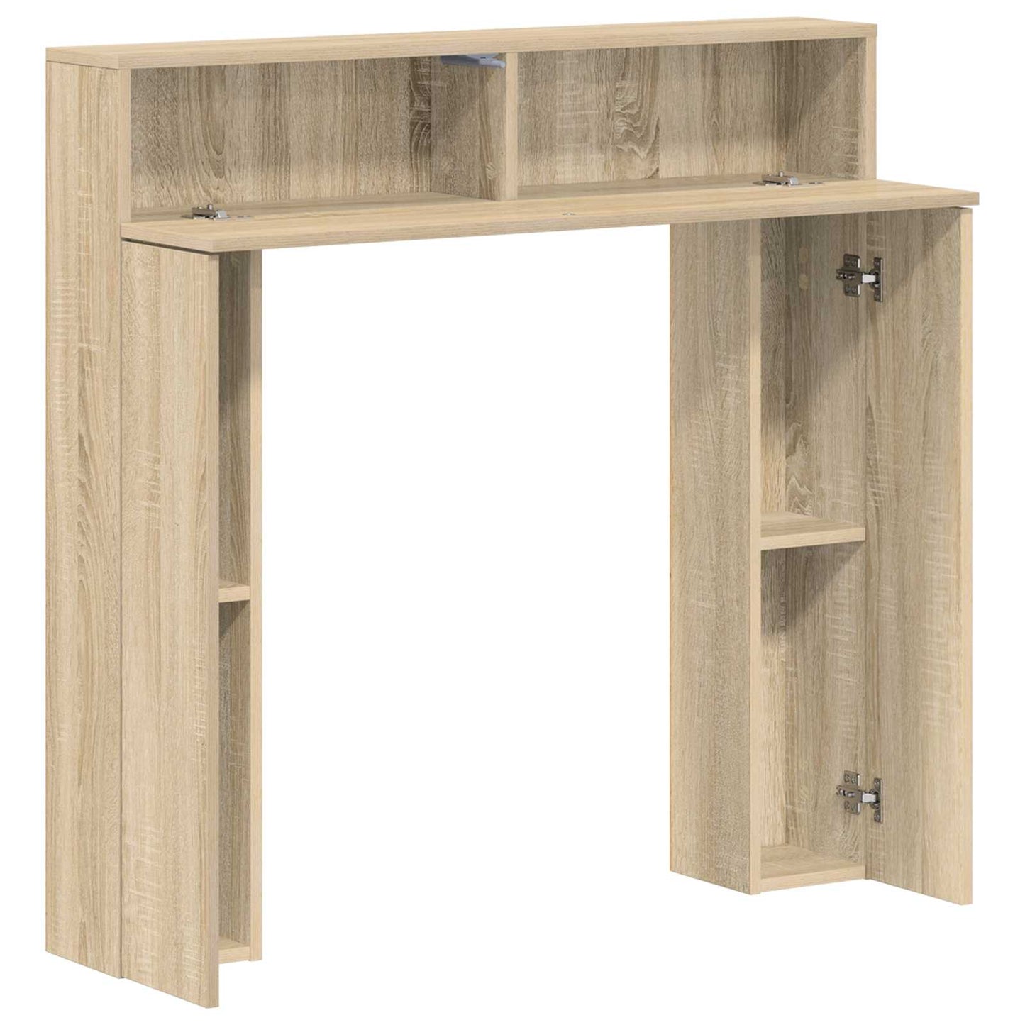 vidaXL Fireplace Surround Sonoma 102 x 18 x 100.5 cm Engineered Wood
