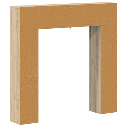 vidaXL Fireplace Surround Sonoma 102 x 18 x 100.5 cm Engineered Wood